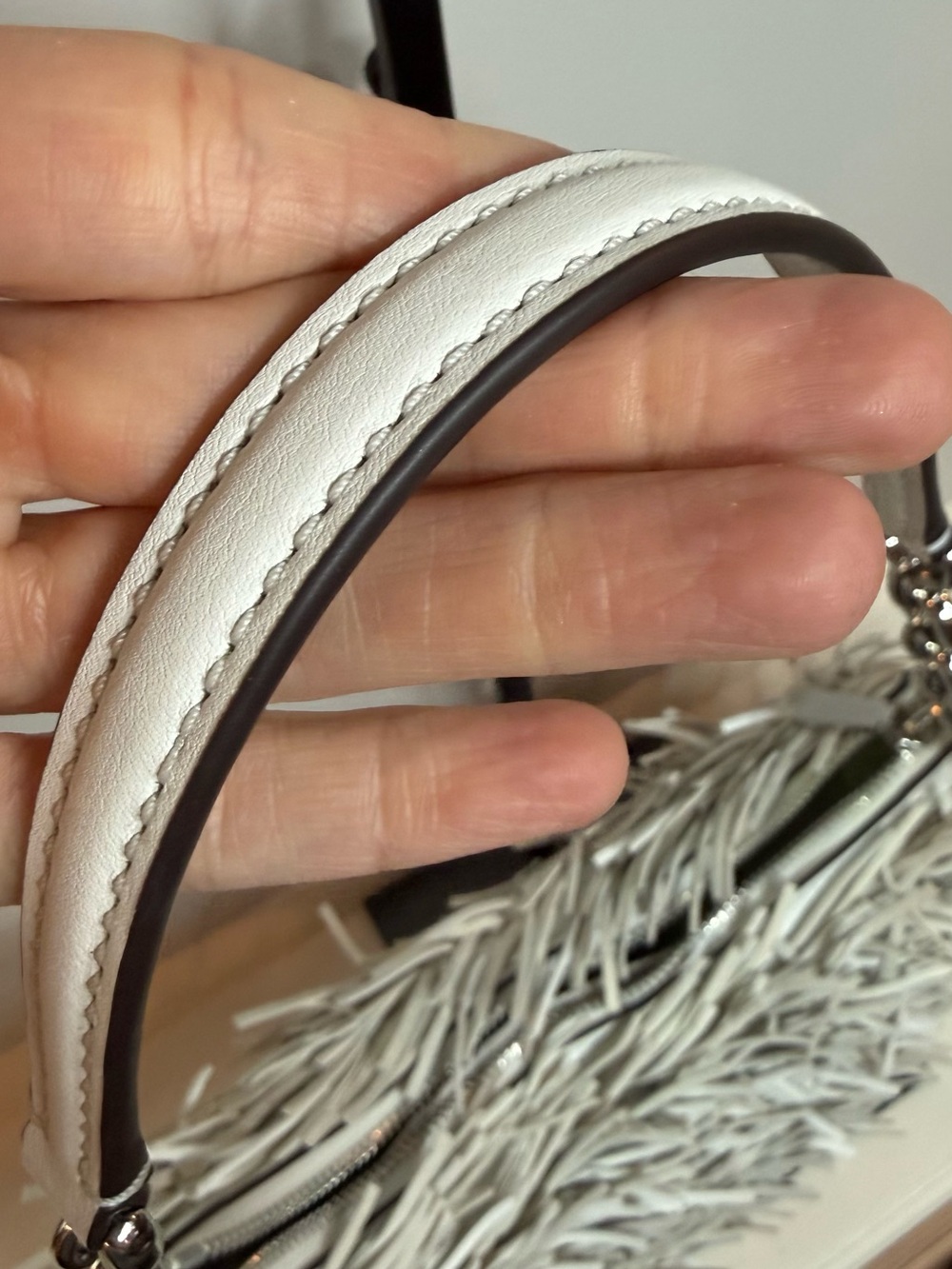 Nolita Medium Fringed Leather Pochette - Picture 9 of 9